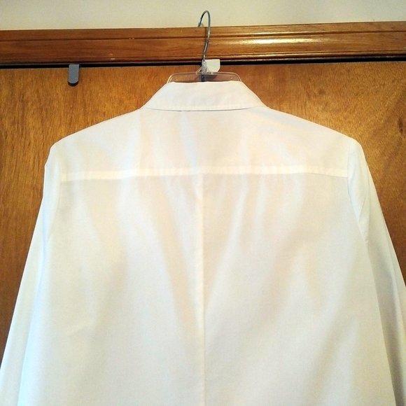 ✨HOST PICK!✨ NEW White Cotton Blouse with Crystals, Laura Scott, Large - Picture 9 of 11